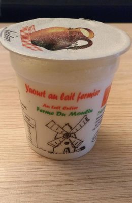Yaourt au lait fermier front packaging