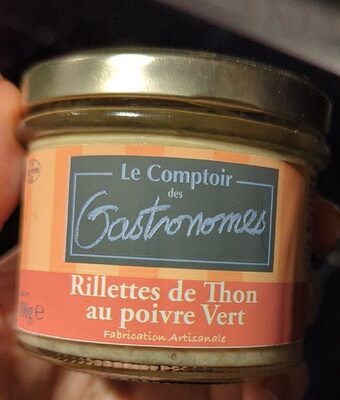 Rillettes de thon au poivre vert front packaging