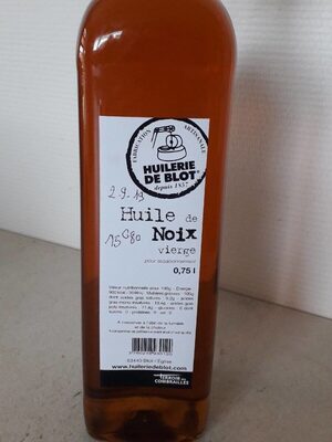 Huile de noix vierge