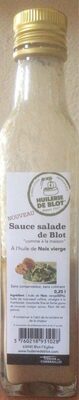 Sauce salade de blot l’huile de noix vierge front packaging