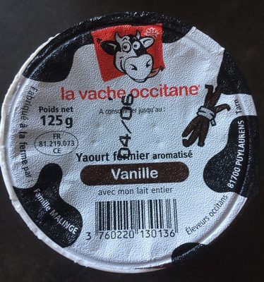 Yaourt fermier vanille
