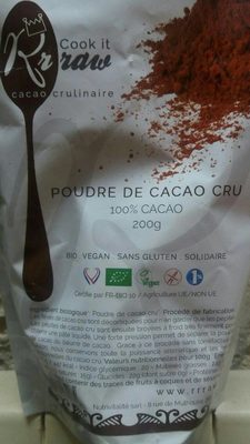 poudre de poudre de cacao cru