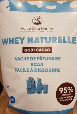 Whey Naturelle cacao front packaging