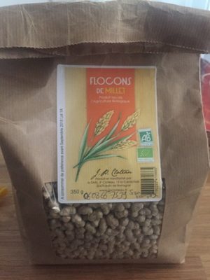Flocons de millet front packaging