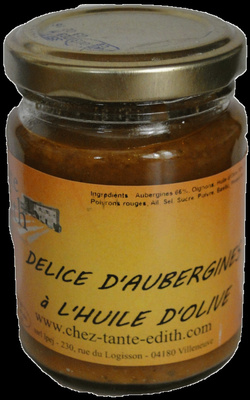 Délice d'Aubergines à l'Huile d'Olives