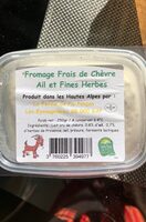 Fromage frais de chevre aul et finrs herbes