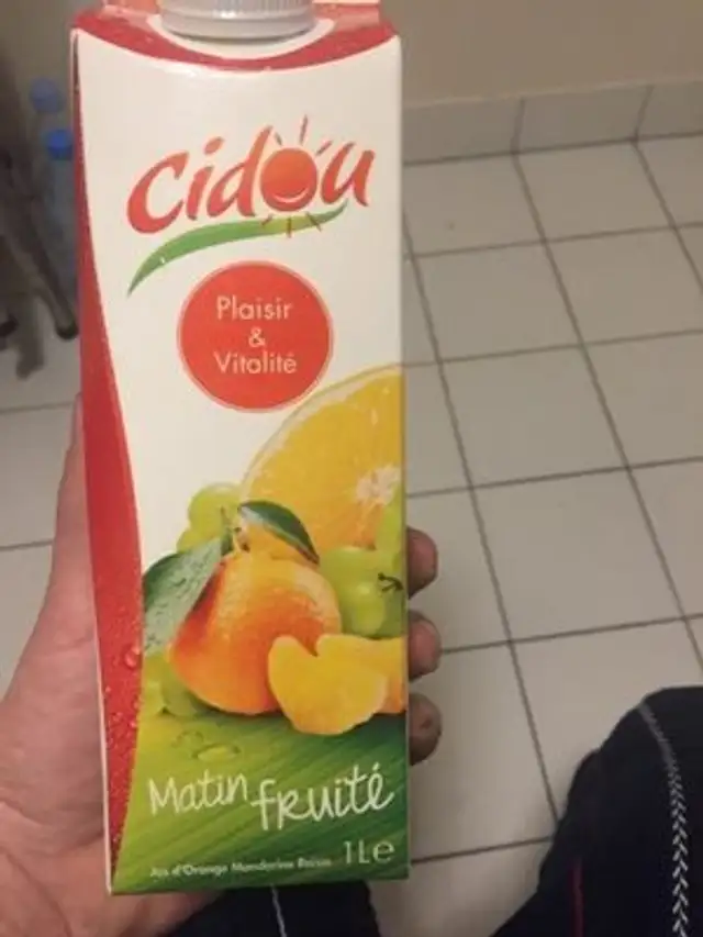 Matin Fruité front packaging