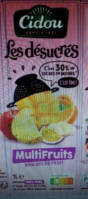 Cidou les Désucrés multifruits