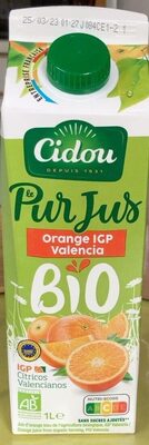 Le pur jus orange IGP Valencia