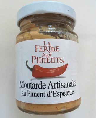 Moutarde Artisanale au Piment d'Espelette
