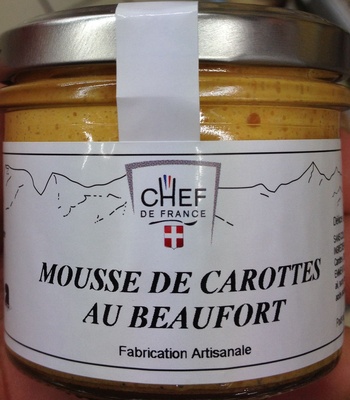 Mousse de carottes au Beaufort