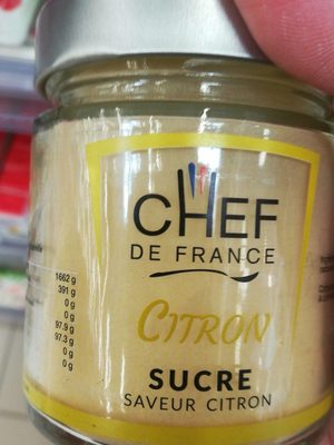 Sucre saveur citron