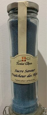 Sucre Saveur Fraîcheur des Alpes front packaging