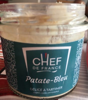 Patate bleu front packaging