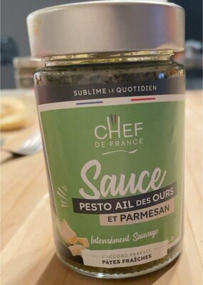 Sauce pesto ail des ours et parmesan