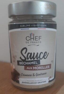 Sauce béchamel aux morilles