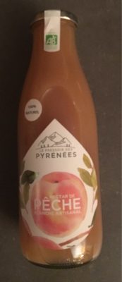 Nectar de pêche front packaging