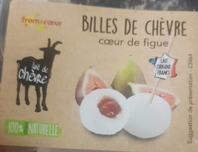 Billes de chèvre cœur de figue