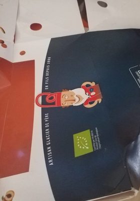 Bûche chocolat pistache front packaging