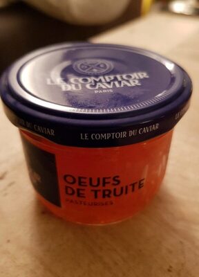 Œufs de truite front packaging