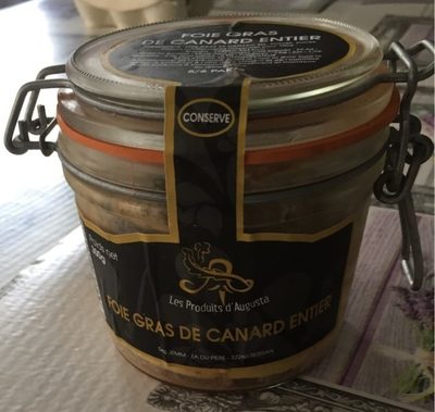 Foie gras de canard entier front packaging