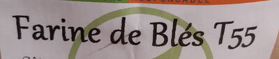 Farine de blés T55 ingredients label