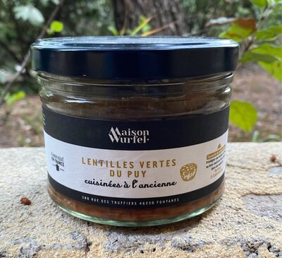 Lentilles vertes du Puy front packaging