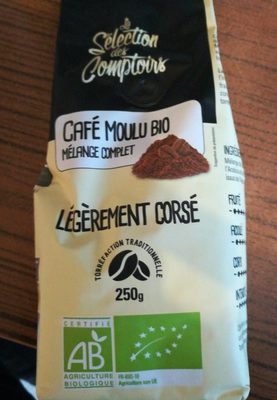 Café Moulu Bio, Légèrement Corsé