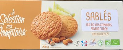 Sables aux eclzts d'amandes saveur citron