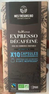 Sublime Expresso Décaféiné