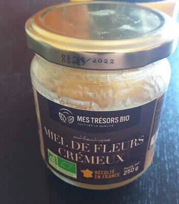 Miel de fleurs crémeux front packaging