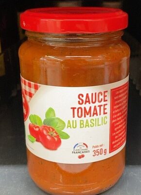 Sauce tomate basilic front packaging