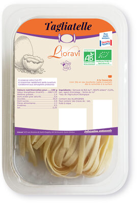 Tagliatelles BIO front packaging
