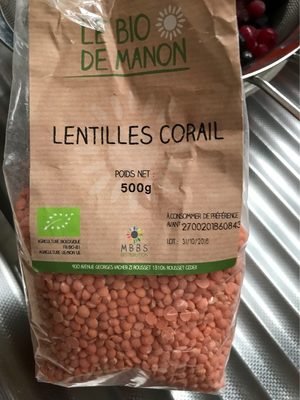 Lentilles Corail