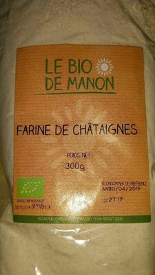 Farine de châtaignes front packaging