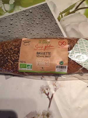 Baguette sésame pavot