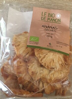 Ananas sechés front packaging