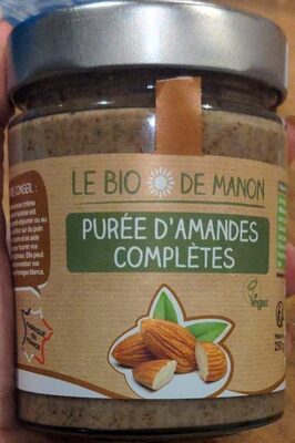 Purée d'amandes complètes front packaging