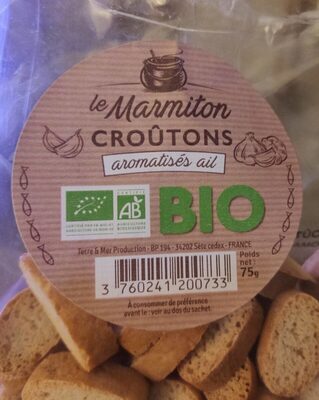 Croûtons aromatisés ail