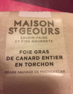 Foie gras de canard entier en torchon