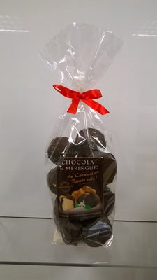 Chocolat et Meringues au caramel au beurre salé