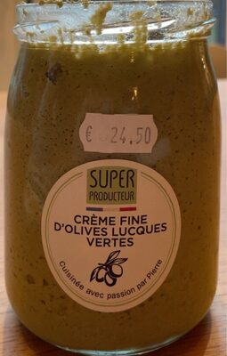 Crème fine d’olives lucques vertes