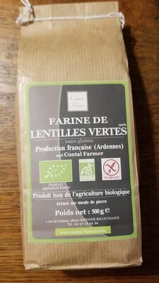 Farine de lentilles vertes
