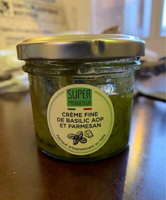 Crème fine de basilic AOP et Parmesan