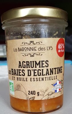 Agrumes aux baies d'eglantine et huile essentielle