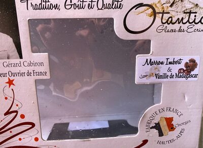 Buche glacee front packaging