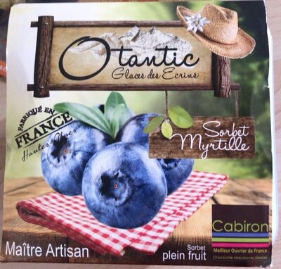 Sorbet myrtille
