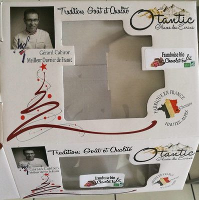 Bûche chocolat bio/framboise bio