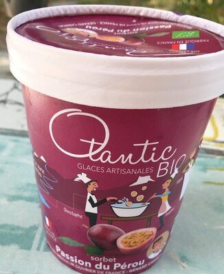 Glace sorbet Passion du Pérou Bio
