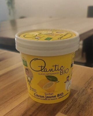 Sorbet Citron Jaune BIO